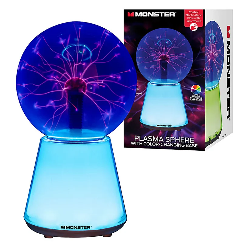 5.5" Plasma Sphere Multicolor Base, with Touch Control