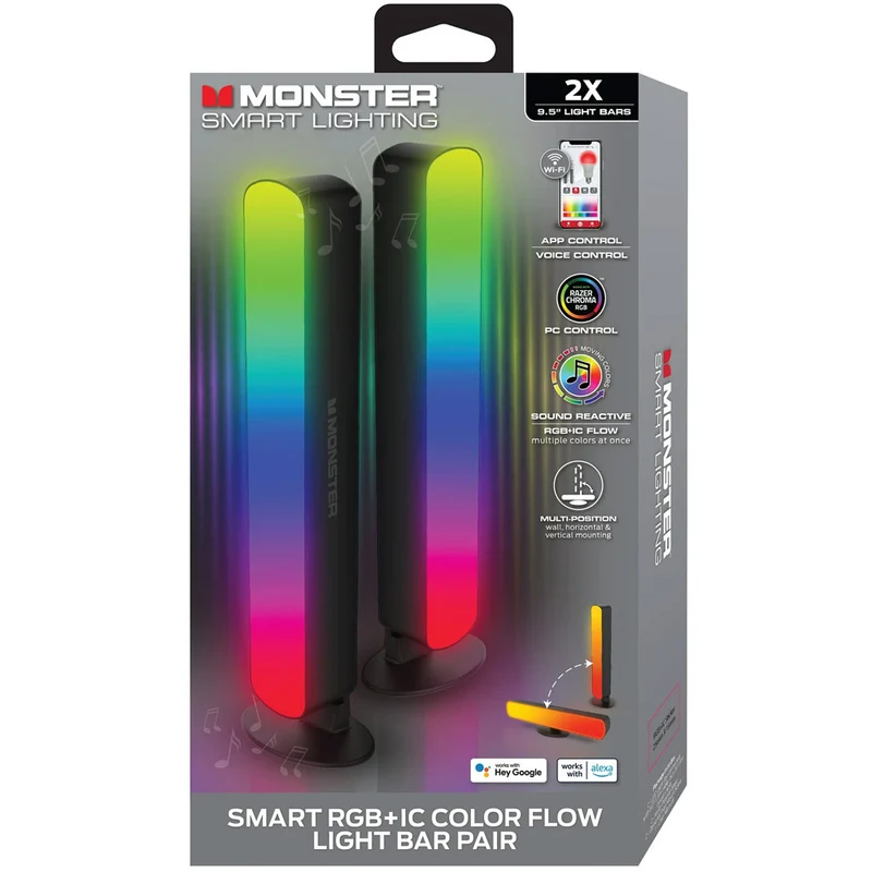 LED Wi-Fi Light Bar — 2 Pack