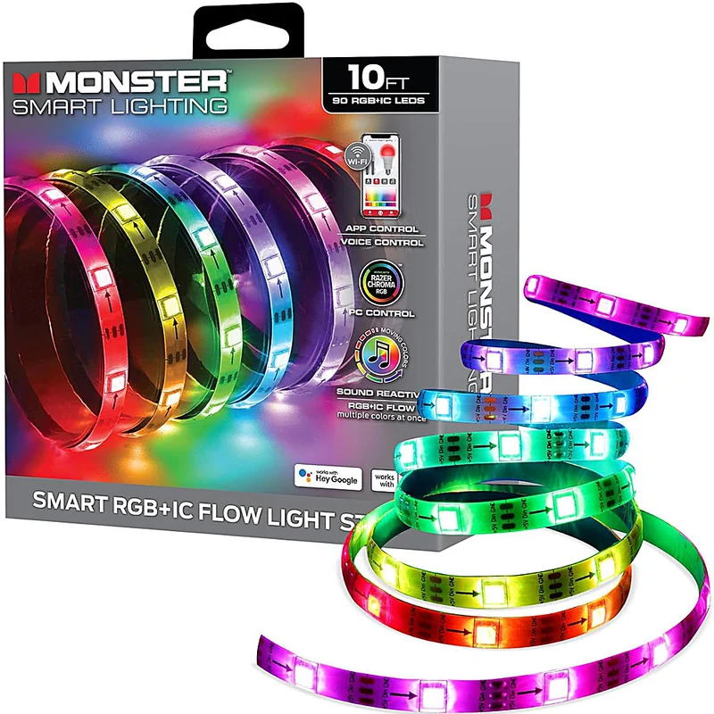10Ft.RGB+IC LED Sound Reactive Strip