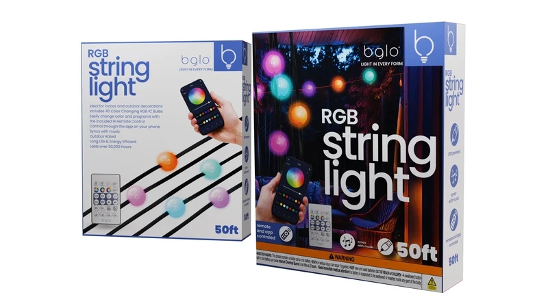 50’ RGB String Light Bulbs
