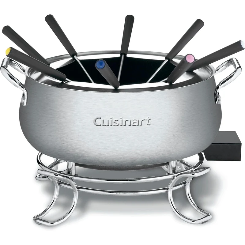 Electric Fondue Pot - Stainless Steel