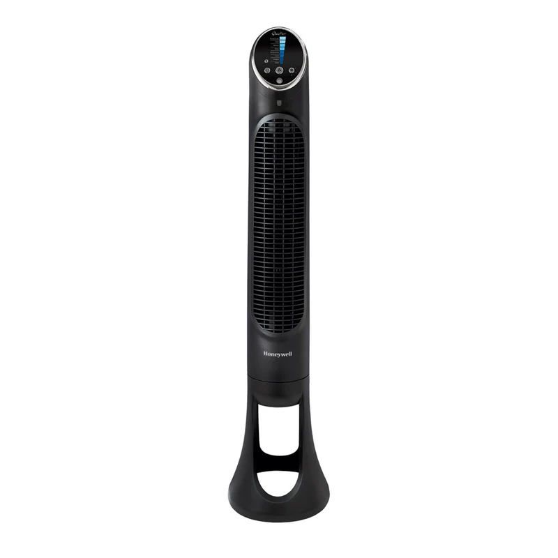 QuietSet 8 Whole Room Oscillating Tower Fan - Black