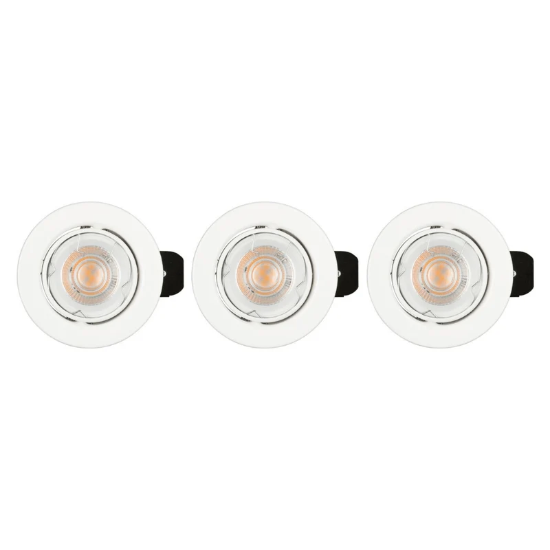LIVARNO HOME 3 LED Smart Recessed Spotlights – Zigbee 3.0