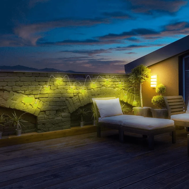 LIVARNO LUX STRING OF Light BULBS WITH BLUETOOTH SPEAKER AND REMOTE CONTROLE