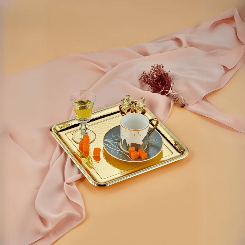 Gold Stainless Steel 25 cm Presentation Stand