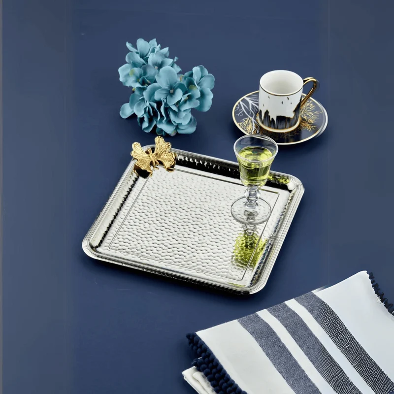 Gray Stainless Steel 25 cm Presentation Stand