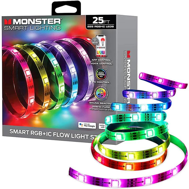 25Ft. Multi-Color Flow LED Light Strip