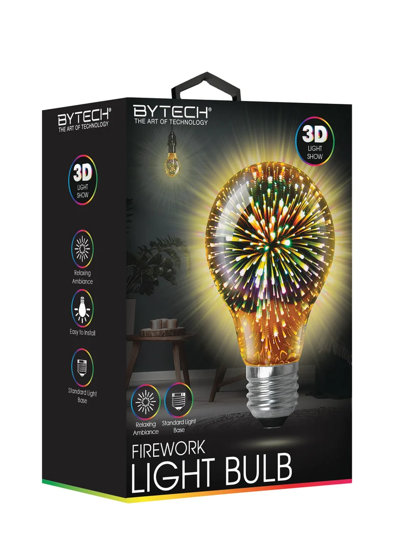 Firework 3D Effect Light Bulb