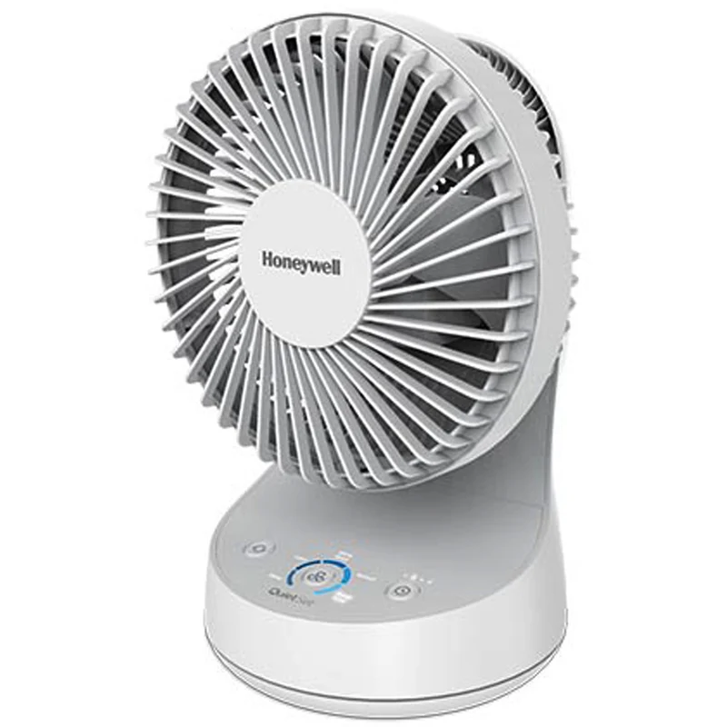 QuietSet 5 Level Table Fan in White