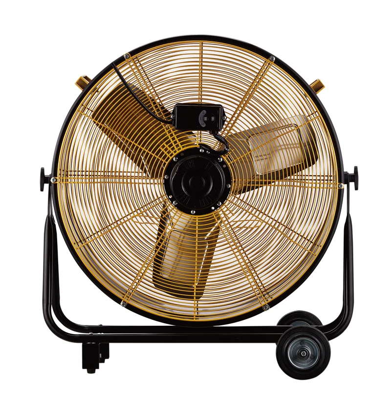 High Velocity 24" Drum Fan with 3 Speeds and Heavy-Duty Construction