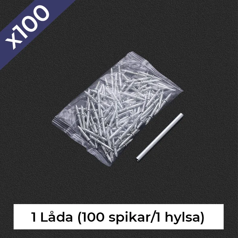 Dubbelhuvud sömlös spik