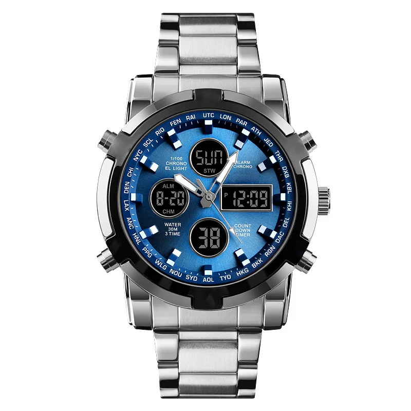 ⌚Vattentäta Militärklockor för Män – Analog-Digital, Slitstark & Funktionell Design för Outdoor🏕️