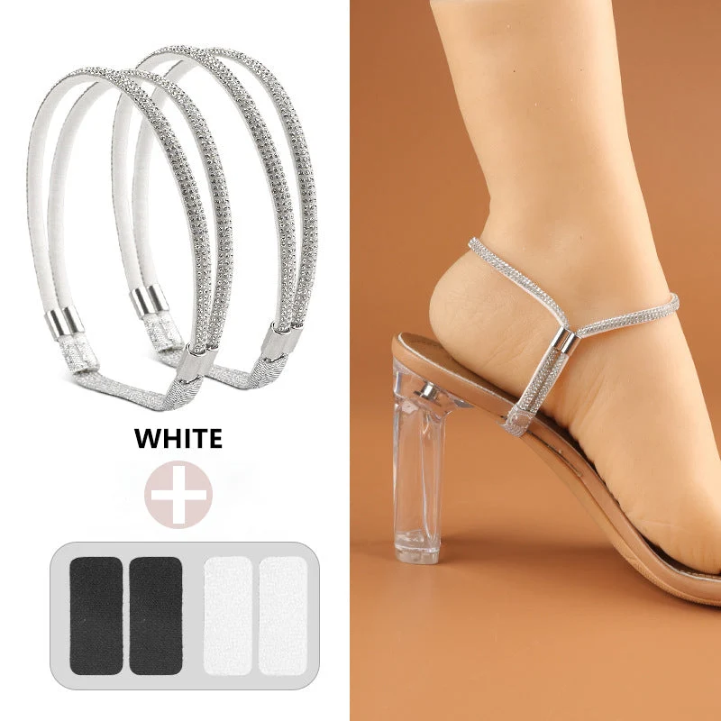 📢50 % rabatt!!!📢Rhinestone högklackat fixeringsrem