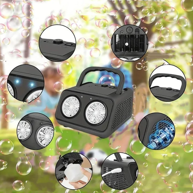 Handhållen bubbelmaskin med flera hål